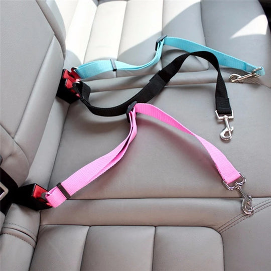 Adjustable Pet Cat Dog Car Seat Belt Pet Seat Vehicle Dog Harness Lead Clip Safety