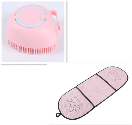 Pet Products Amazon Hot Silicone Dog Bath Brush