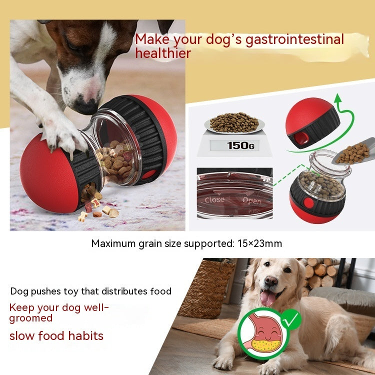 Food Dispensing Dog Toy Tumbler Leaky Food Ball Puzzle Toys Interactive Slowly