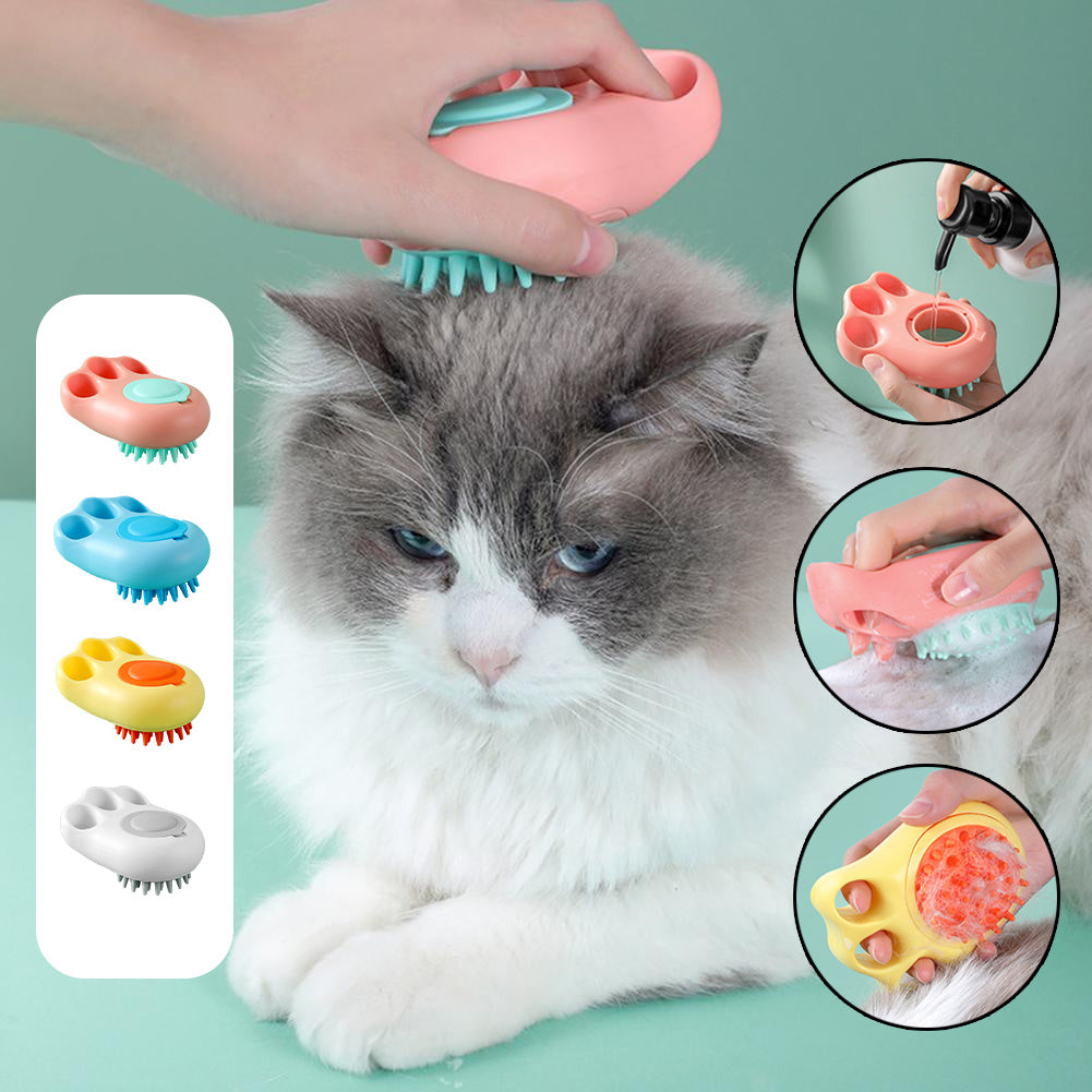 Claw-Shaped Pet Massage Brush – For Bathing & Grooming