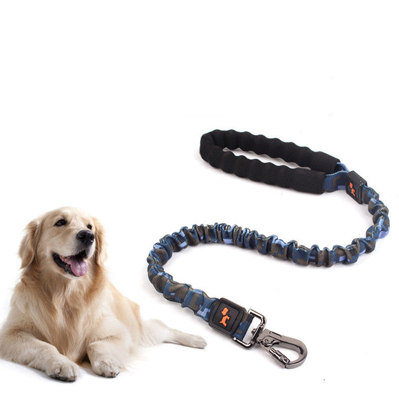 "Durable Nylon Camouflage Dog Leash - Multiple Sizes & Colors"